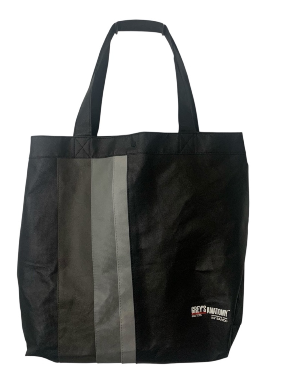 Grey’s Anatomy by Barco professional wear black gray XL tote bag